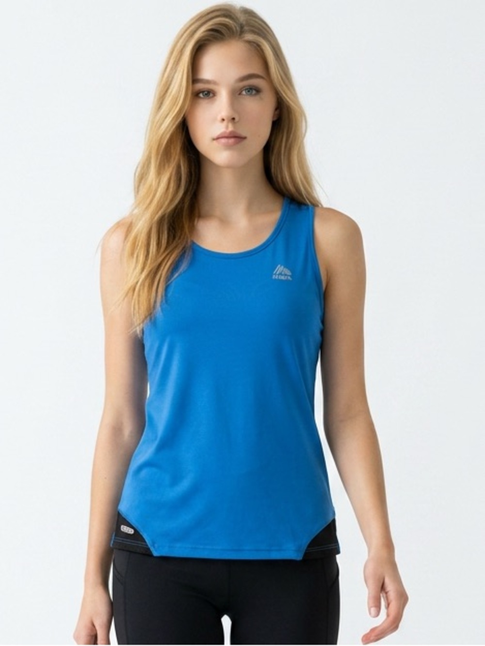 RBX performance tank bike top blue with black printed pattern insert small - Picture 1 of 7